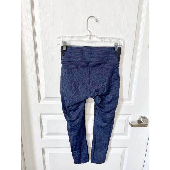 Outdoor Voices TechSweat 3/4 Two Tone Leggings Baltic Night Small - Picture 6 of 12